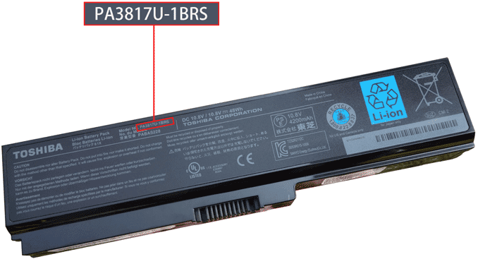 Broj dijela baterije Toshiba